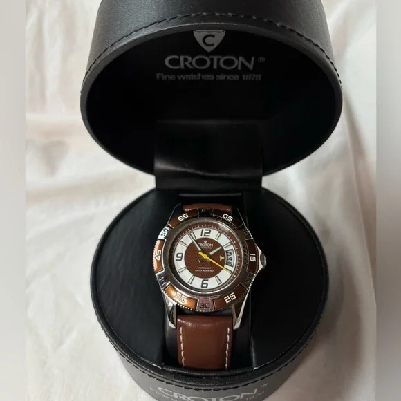 Croton Men's Watch Aquamatic CA301172 New Battery installed Works Great! - Picture 7 of 14